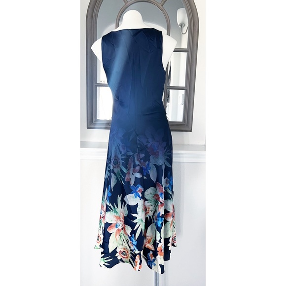 NEW L.Ralph Lauren Floral Charmeuse Dress, Size 6, New w/Tag Retail $225 , €229 - Picture 6 of 8